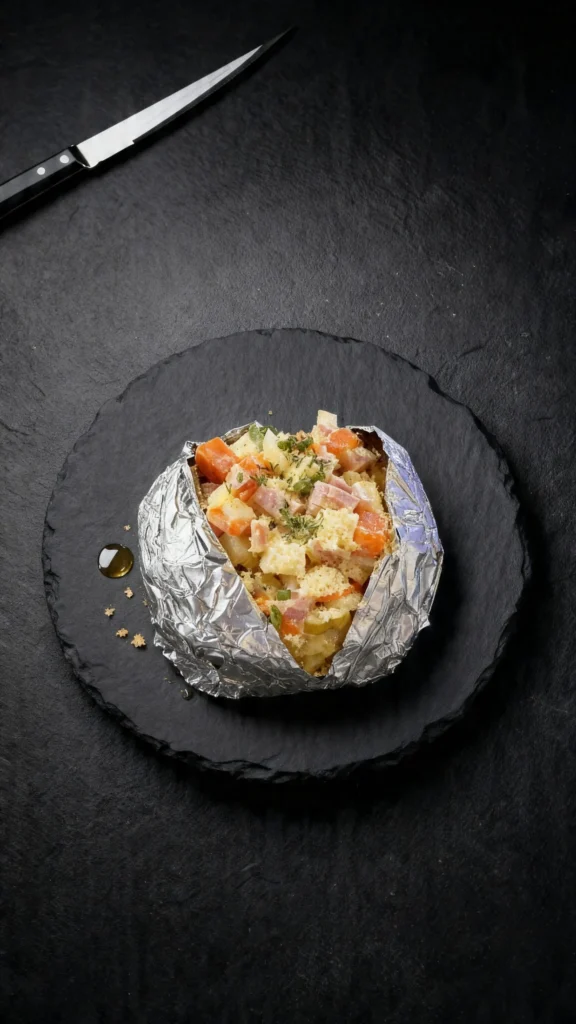 65 Запеченный картофель "Крошка Картошка" с сыром и маслом / Baked Potatoes with cheese and butter