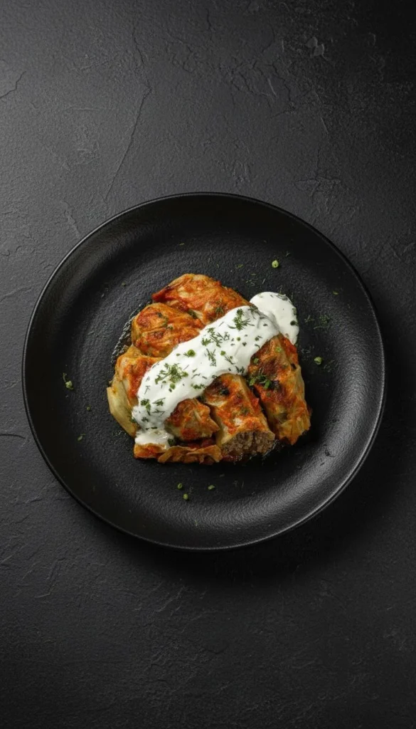 63 Авторские запеченные голубцы / со сметаной / Signature baked cabbage rolls with sour cream