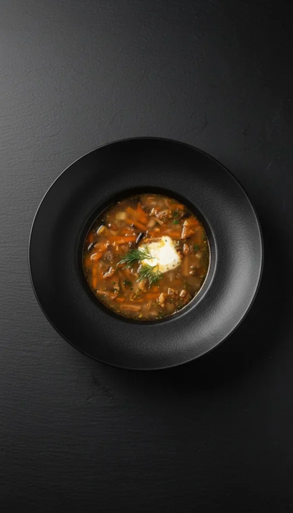 24 Лапша куриная с яйцом пашот / Chicken noodle with poached egg
